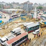 It is almost impossible to move in Dhaka-Mymensingh highway due to extensive Air Pollution and pothole