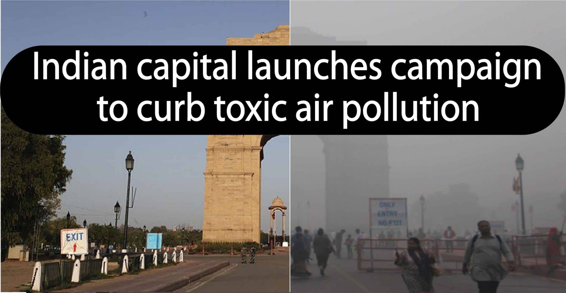 Indian capital launches campaign to curb toxic air pollution