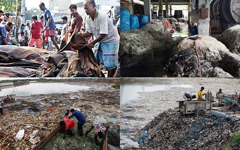 Tanneries at Saver in Bangladesh