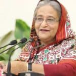 sheikh hasina is one of the five most influential people in climate change