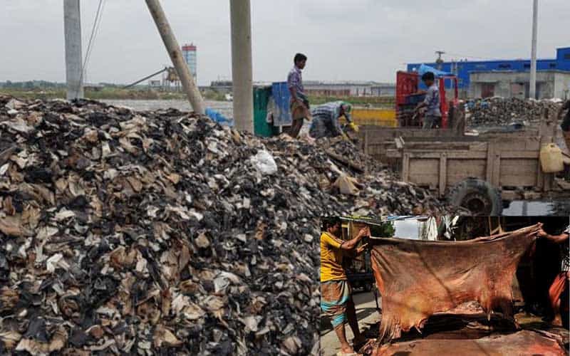 despite closing, the tannery industry at savar, dhaka, continues to operate
