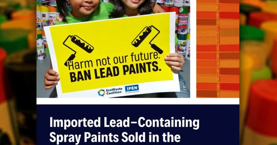85 imported spray paints found to contain lead above the legal limit