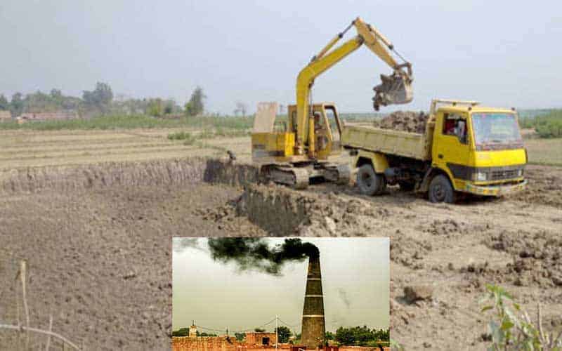 it should stop the use of agricultural soil in brick kilns to protect the environment
