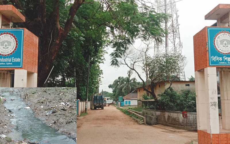 balutikar canal in sylhet (bangladesh) has turned into a wasteland