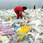 mymensingh (bangladesh) fill with banned polythene