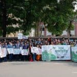 green human chain in 11 countries to make the world aware of saving the environment