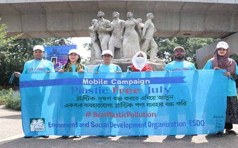 an initiative to observe a month without plastic to protect the environment