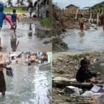 Millions of children are displaced due to floods and storms