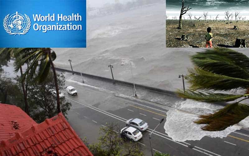 the health sector is at greatest risk from climate change