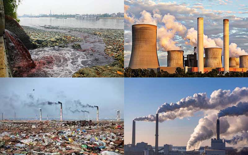 industrialization increases environmental pollution on a large scale