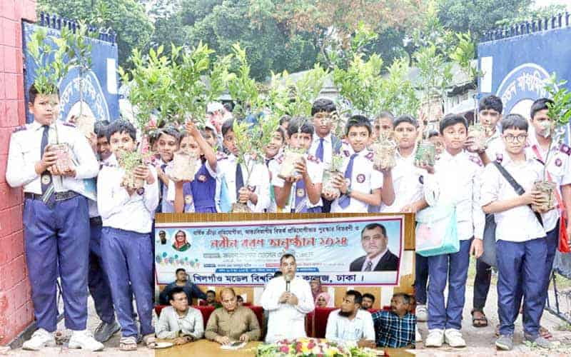 greening should be done in educational institutions to improve the environment, environment minister of bangladesh