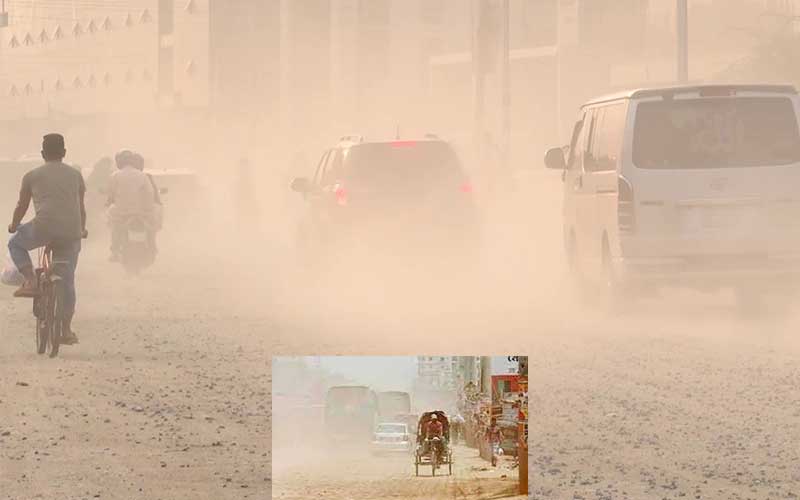 due to pollution yearly 272,000 premature deaths in bangladesh