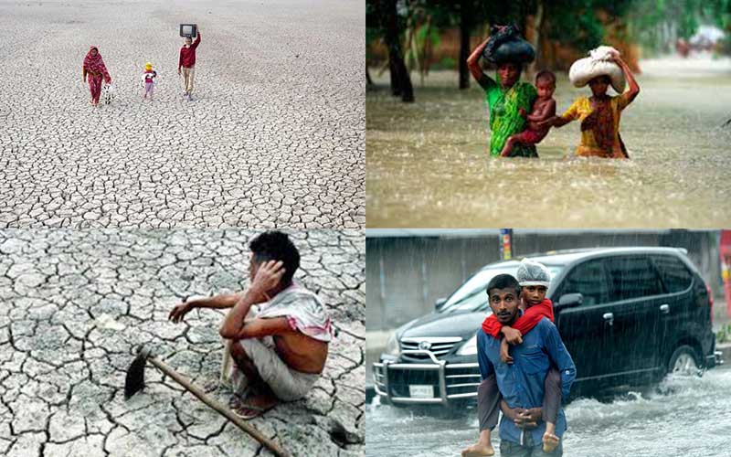 floods in bangladesh,due to climatic features