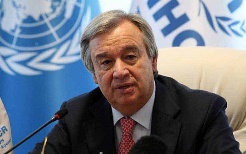 the un secretary general has issued a global warning about climate change