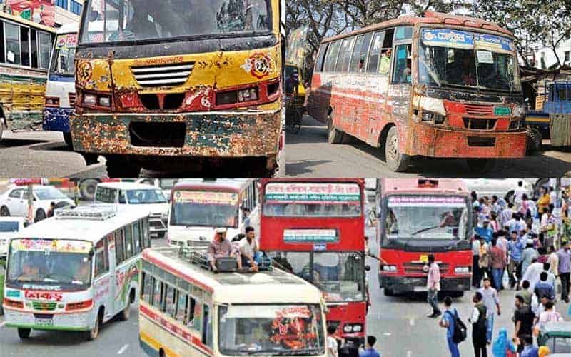 buses older than 20 years should be removed from roads in bangladesh to reduce air pollution