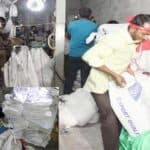 polythene seized in a drive by the department of environment, bangladesh