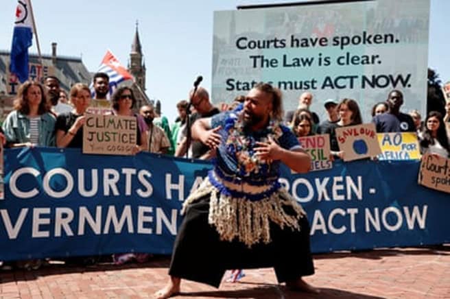 Countries that fail to curb fossil fuel use may have to pay compensation UN top court rules