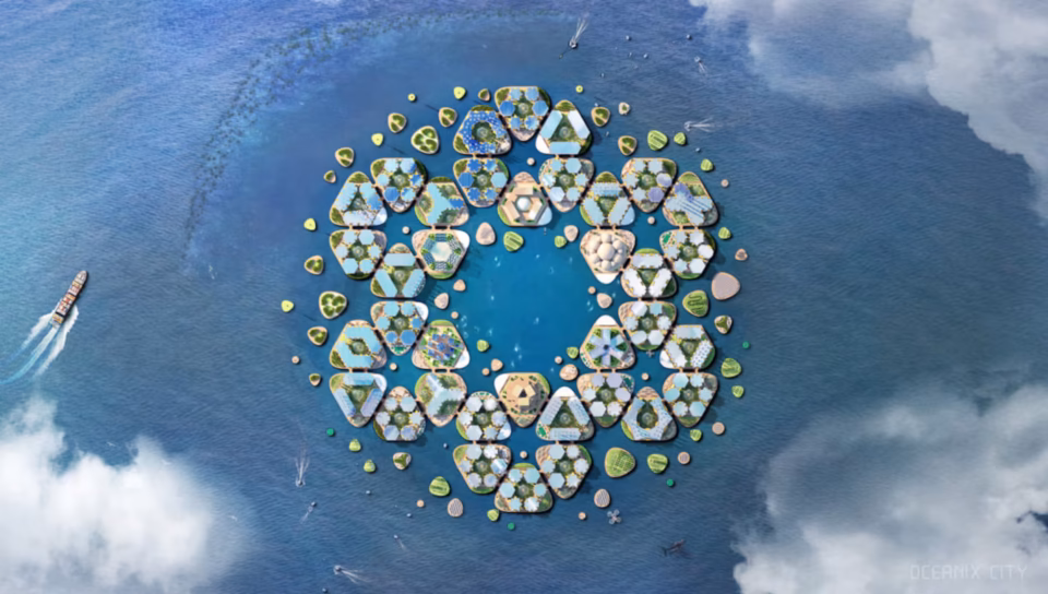 Oceanix Busan: World's first floating city opens As sea levels rise and risk flooding coastal cities, the first floating city Oceanix Busan, will open in Busan, South Korea in 2026. It's not just a city; it's a modern fortress for human survival against climate change. In 2026, people are now safely building homes on the ocean floor. How does the floating city survive? It is basically built on a huge hexagonal platform that is connected to the sea floor with chains. If there is a tidal wave or tide, the city can also rise and fall with the water. About 10,000 people live in this city in 2026. There are no cars here, and travel is mainly by boat or water tram. Completely self-sufficient system: This city does not depend on the outside world. The roof of every building in the city is covered with solar panels, which generate the necessary electricity. Drinking water is collected by purifying seawater and all types of waste are recycled and converted into fertilizer. It is a 100% ‘circular city’. Future model: The Maldives and Vietnam have also signed agreements with South Korea to build such floating cities in 2026. 2026 shows us that the ocean is no longer a threat to us, it will be the place where people will live in the future.